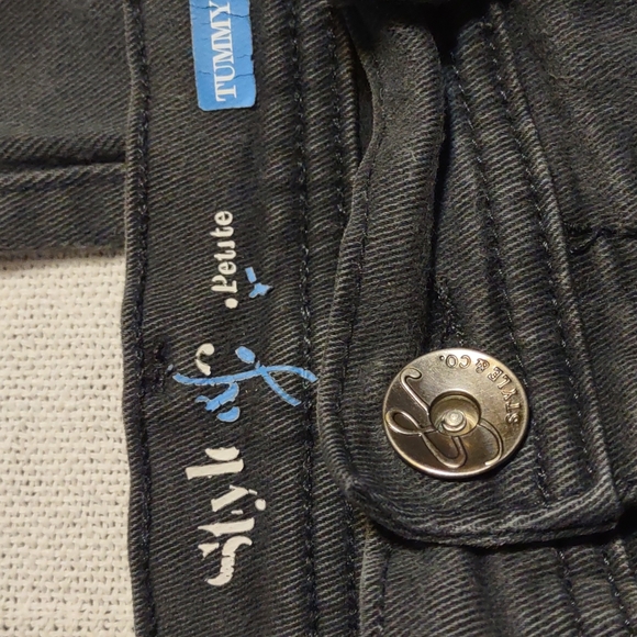 Style & Co Denim Tummy Control Size 10P - Picture 3 of 8